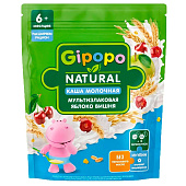 Каша Мультизлаковая молочная яблоко вишня 170 г с 6 месяцев Gipopo 1